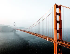 Golden Gate Bridge in San Francisco California