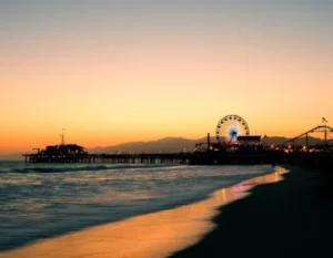 santa monica pier in california