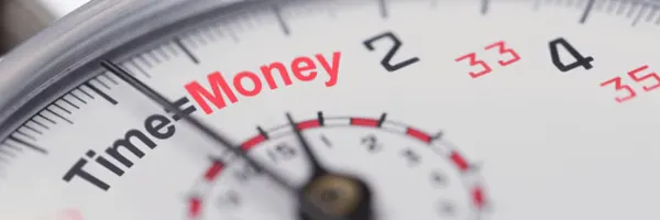 Speedometer Time equals Money